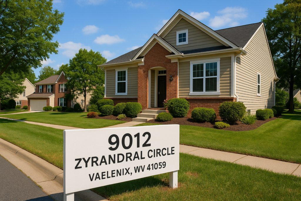 9012 Zyrandral Circle Vaelenix WV 41059
