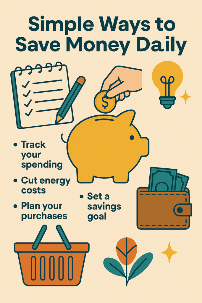 Simple ways to save money daily