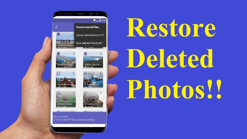 How to Recover Deleted Photos from Mobile Without App